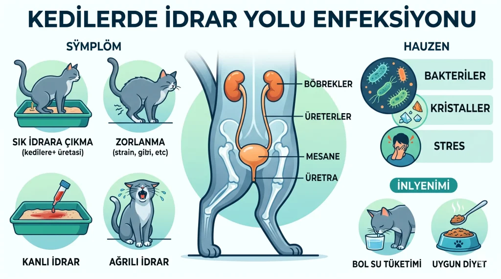 Kedilerde idrar yolu enfeksiyonu
